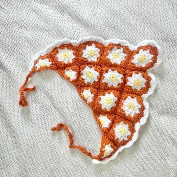 The Unbranded Brand Accessories - Handmade Crochet Bandana Headscarf